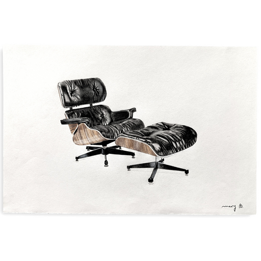 "Lounge chair & Ottoman", Original